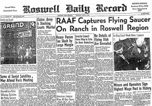 roswell ufo paper ufo incident